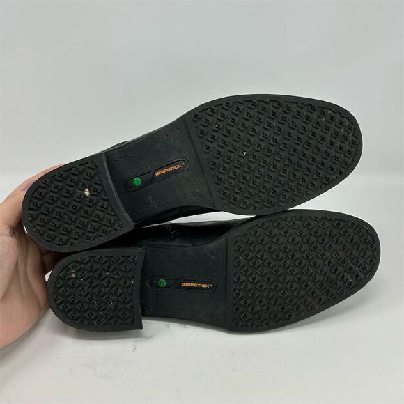 Timberland Ortholite Black Leather Chelsea Ankle Boots Size 9 Casual Fall - Picture 11 of 13